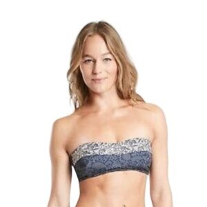 Athleta AquaLux Batik Bandeau bikini top